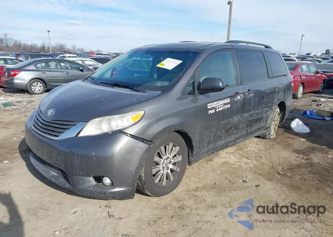 2013 Toyota Sienna Xle 7 Passenger from USA, damaged, VIN 5TDDK3DC7DS056120